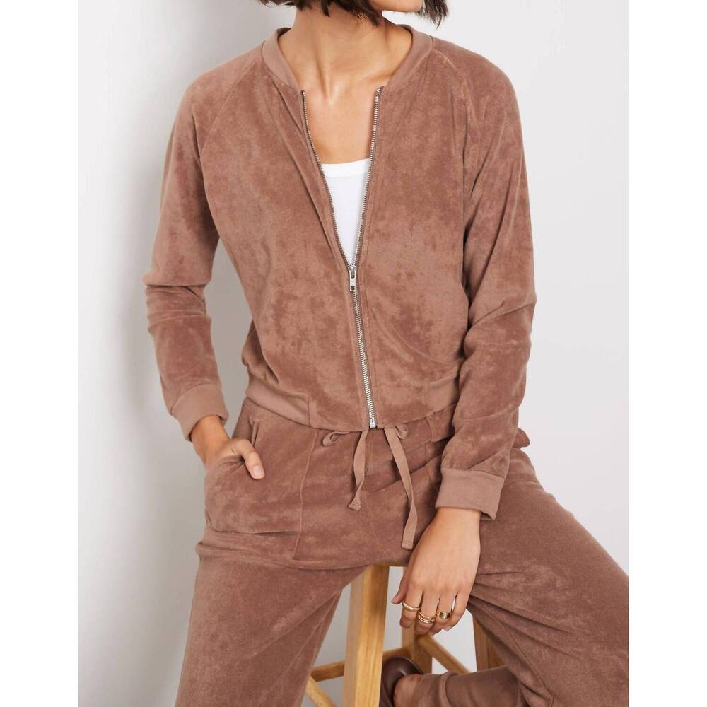 NEW BOBI bomber jacket in roast